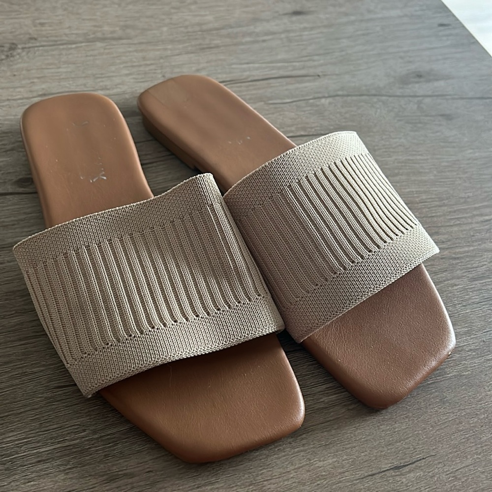Beige sandals